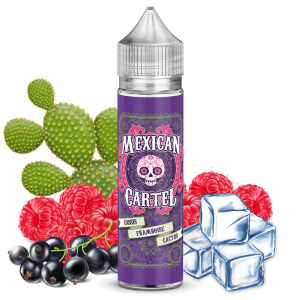 E-liquide aux cassis, à la framboise et la mure de chez Mexican cartel