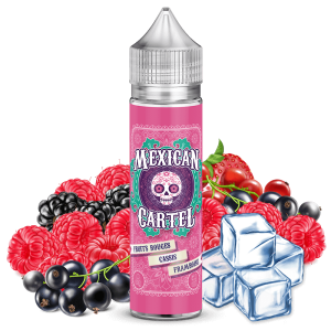 Eliquide aux fruits rouges, cassis et framboise de chez Mexican cartel
