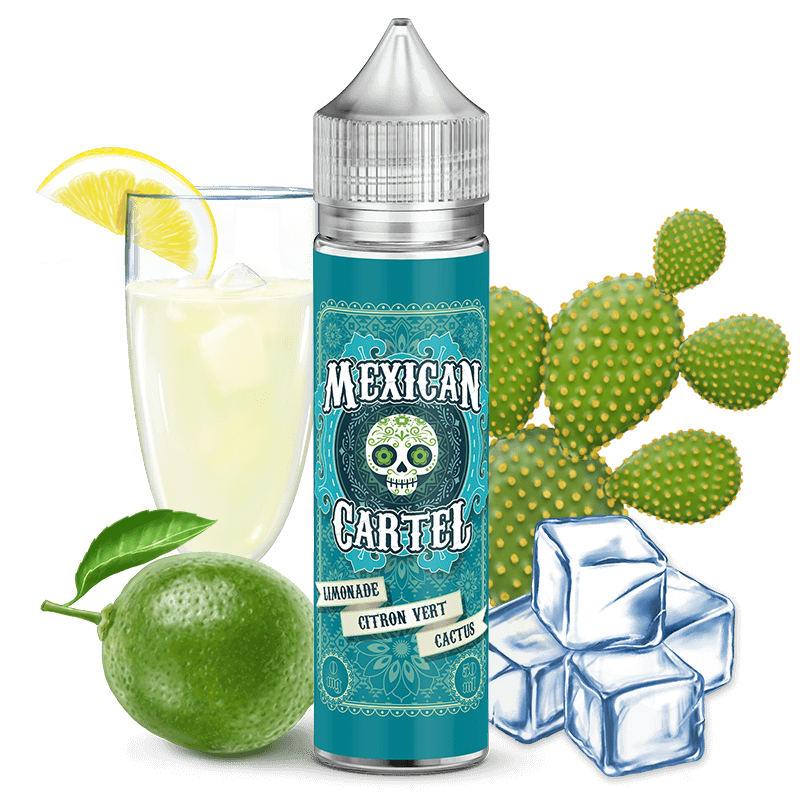 Eliquide à la limonade, au citron vert et au jus de cactus de chez Mexican cartel