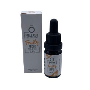 HUILE CBD Fruity PECHE ABRICOT - 40% - Full spectrum - OLiiA