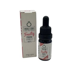 HUILE CBD Fruity FRAISE VANILLE - 40% - Full spectrum - OLiiA